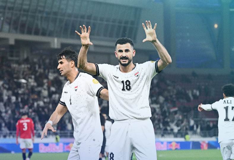 حامل اللقب المنتخب العراقي يفتتح مشواره في خليجي 26 بالفوز على اليمن