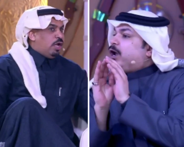 مشادة كلامية بين “مشاري المخلفي” والشاعر “فهد الشهراني” في برنامج “مجلس الصياهد” . صحيفة المرصد