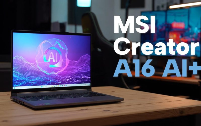 حصري النور نيوز | استعراض للحاسوب MSI Creator A16 AI+: نسخة AMD Ryzen AI 9 365 و RTX 4060