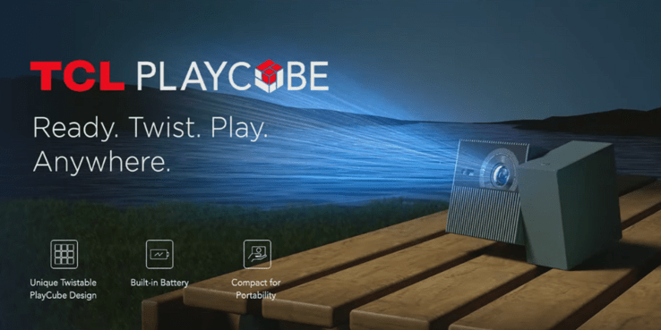 حصري النور نيوز | TCL تكشف عن جهاز العرض المحمول PlayCube بتصميم ملتوي وغير تقليدي #CES2025